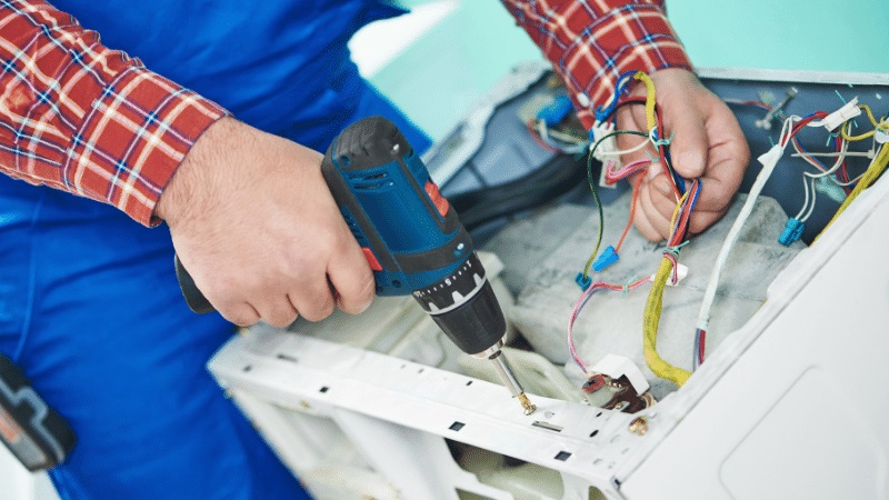 Dilovası Beko Beko çamaşır makinesi kart tamiri – Su almama arızası orijinal parça ile giderildi. - Teknik servis örneği